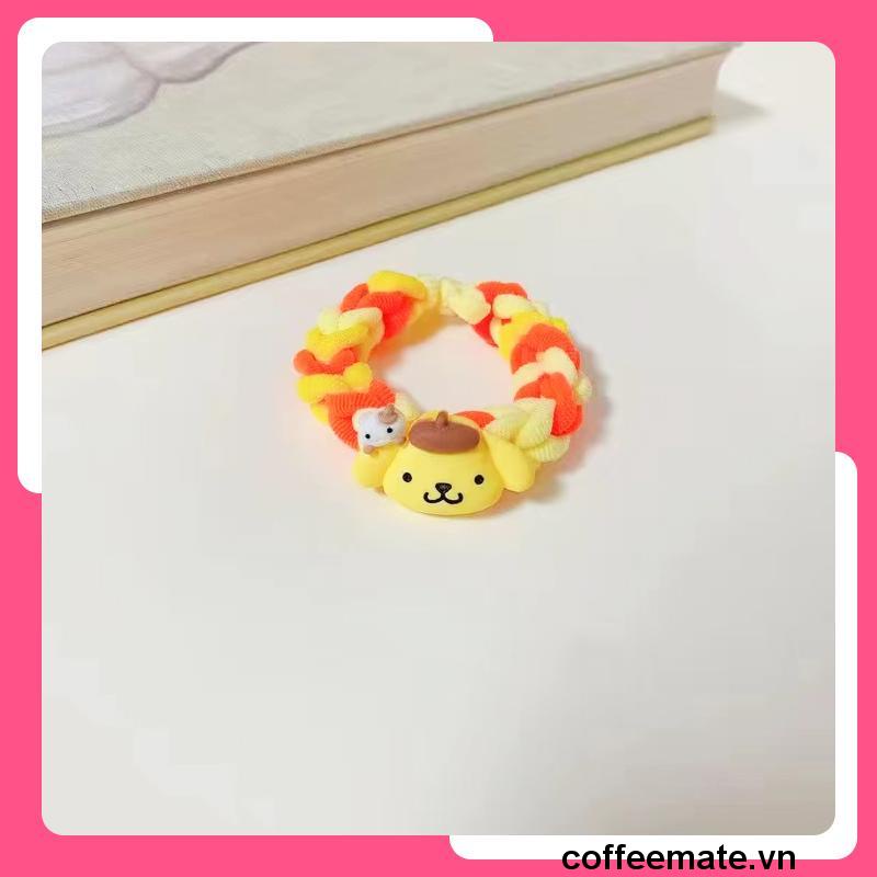 ⚡SANRIO dây buộc tóc cao su tự làm hình kuromi hoạt hình dễ thương cho cặp đôi