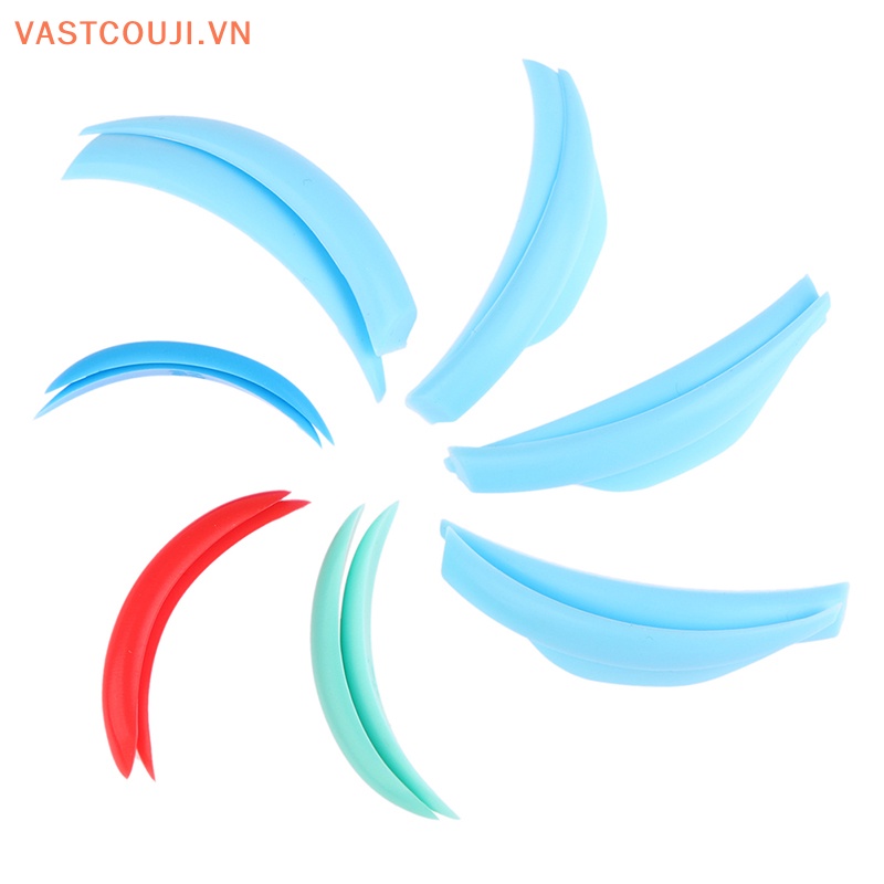 Set 3 / 4 / 7 Cặp Đệm Silicone Hỗ Trợ Uốn Mi Giả Có Thể Tái Sử Dụng