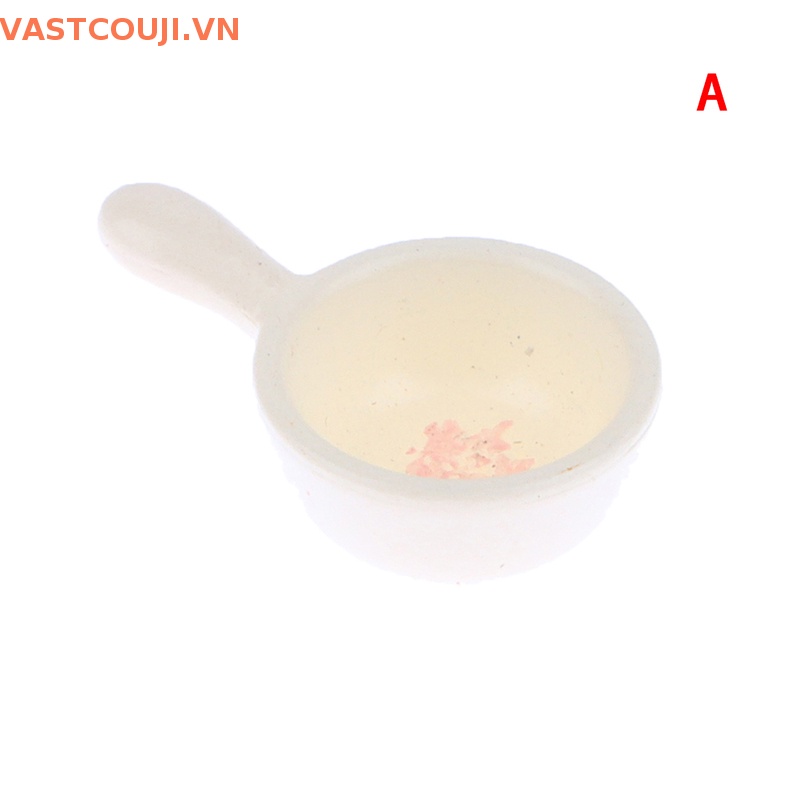 1 Mô Hình Chén Dĩa Tỉ Lệ 1: 12 Dùng Trang Trí Nhà Búp Bê