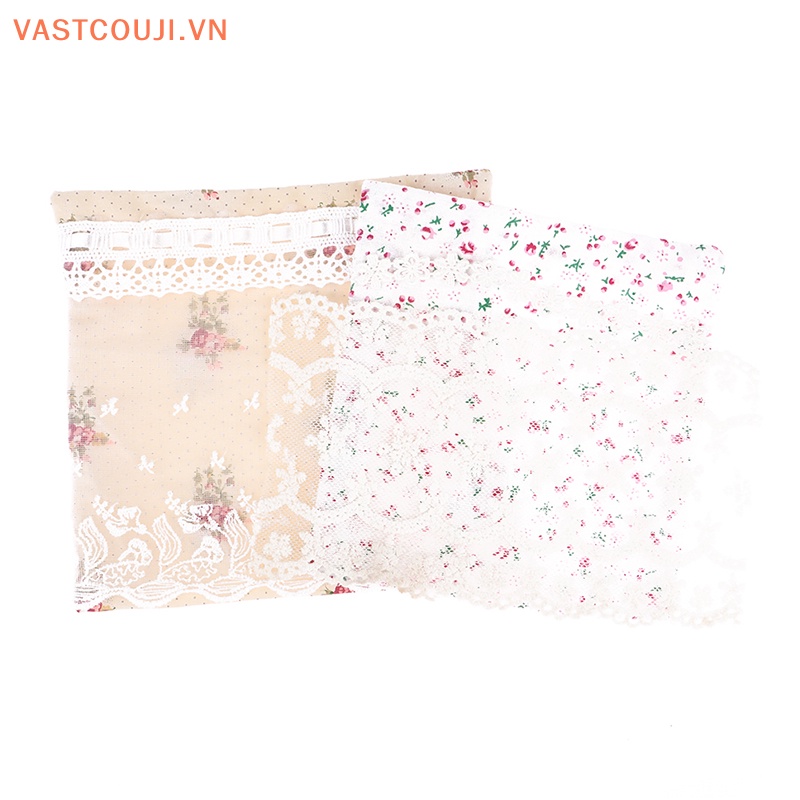 1 Bộ Chăn Ga Gối Đệm Phối Ren Tỉ Lệ 1: 12 Trang Trí Nhà Búp Bê