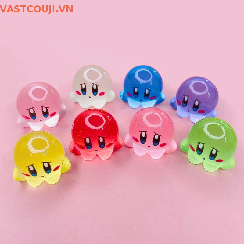 Bộ 5 Kẹp Tóc Nhựa Phát Quang Hình VASTJI Dễ Thương Trang Trí Sổ Tay DIY