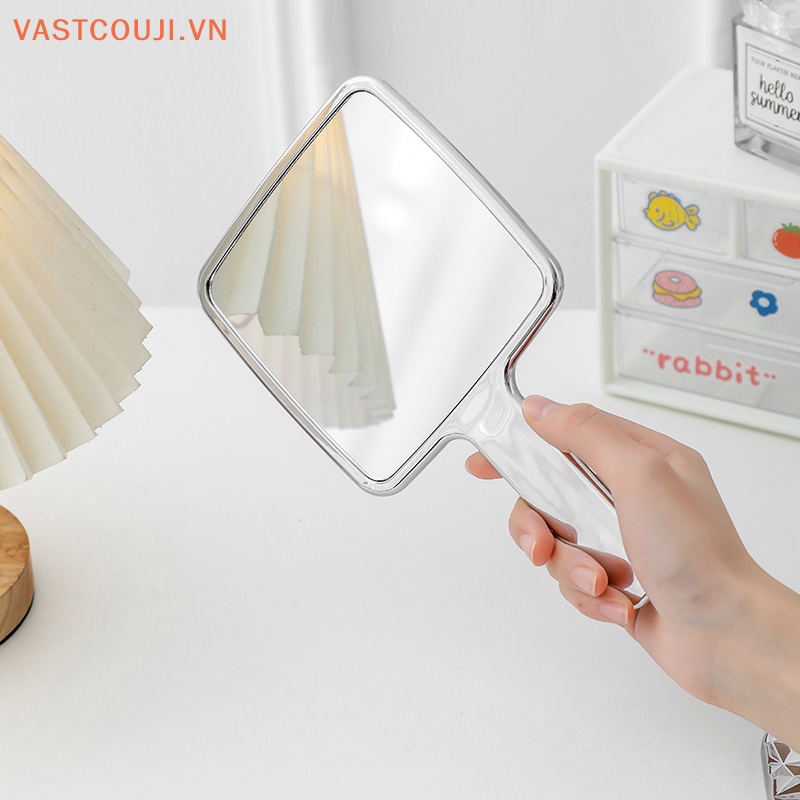 1 Gương Trang Điểm Cầm Tay Hình Vuông Kích Thước Lớn VASTJI Dành Cho Bạn Nữ