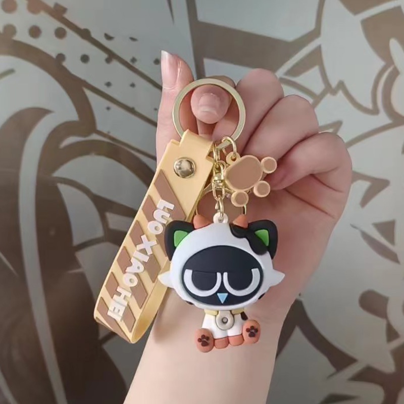 Móc Khóa Hình Búp Bê Luo Xiaohei Bằng Epoxy Độc Đáo Dễ Thương