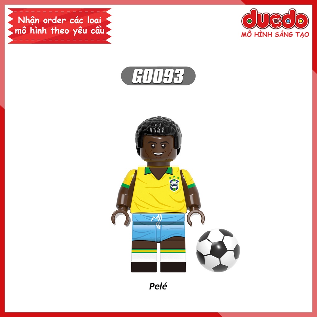 Minifigures W.orld Cup 2022 cầu thủ bóng đá Messi, Ronaldo - Đồ Chơi Lắp Ghép Xếp Hình Mini Mô hình XINH G0112