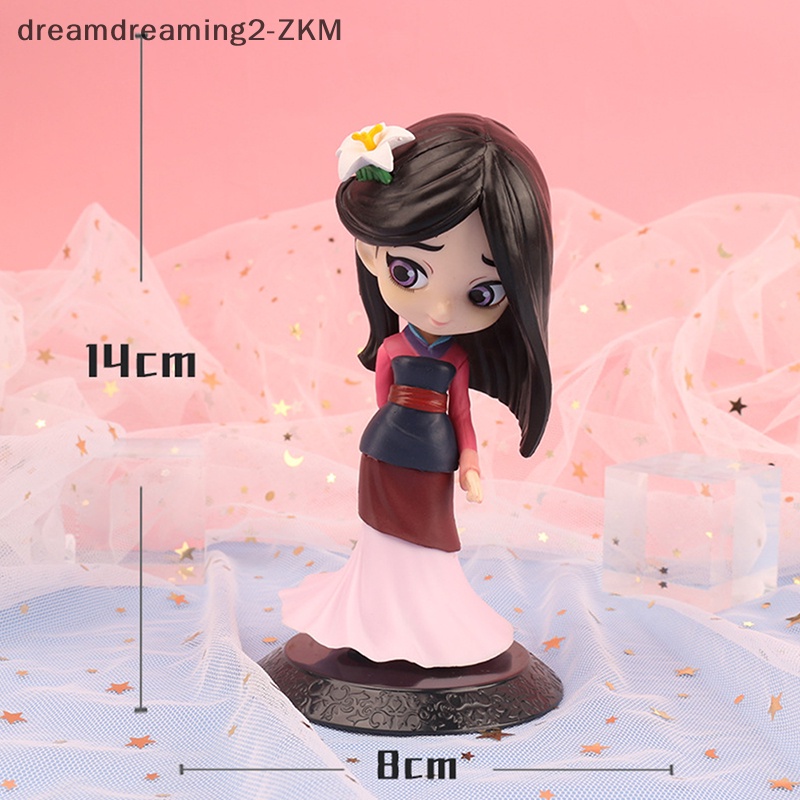 Mô Hình Búp Bê Công Chúa Mulan 14cm Dùng Trang Trí Bánh Kem