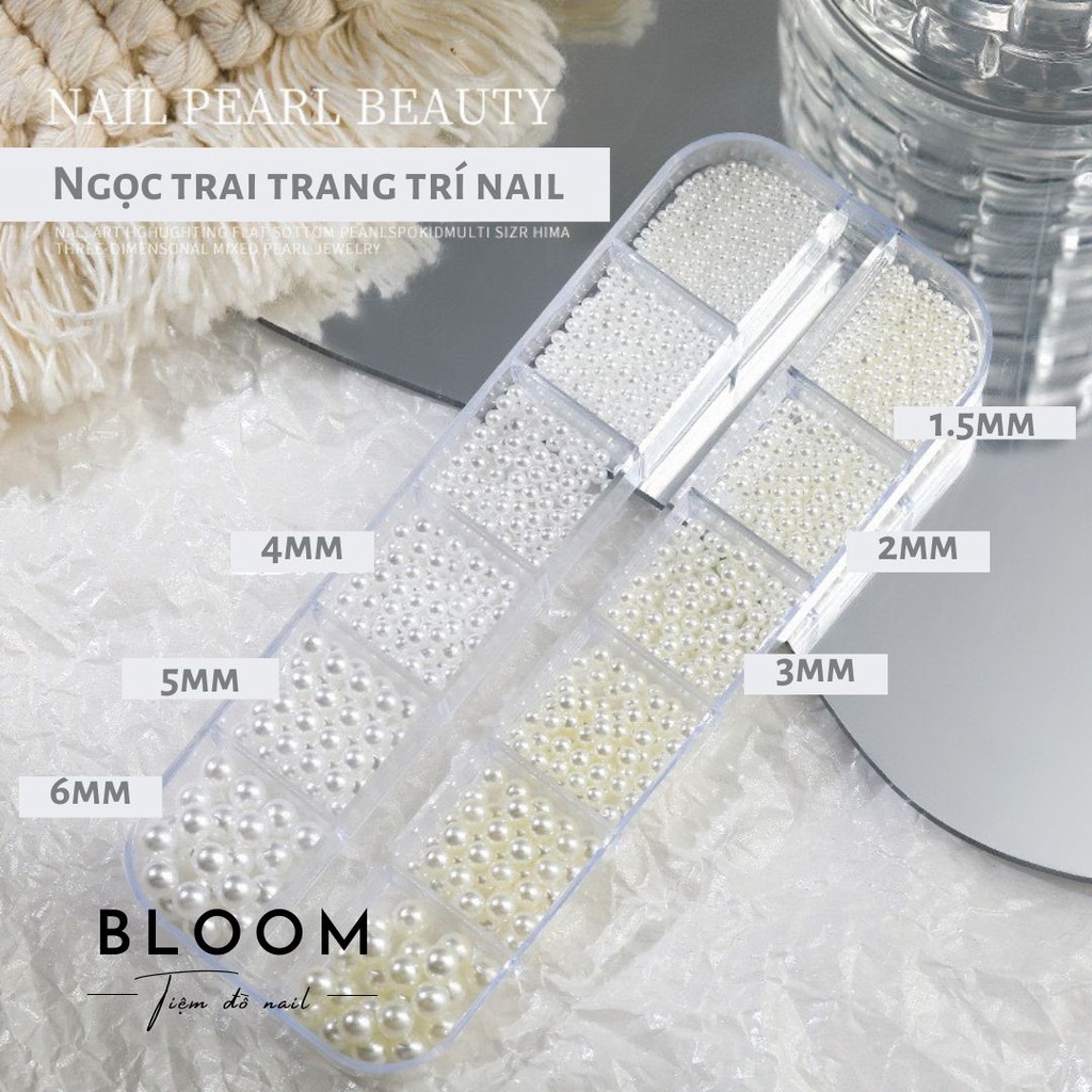 Hạt ngọc trai trang trí móng