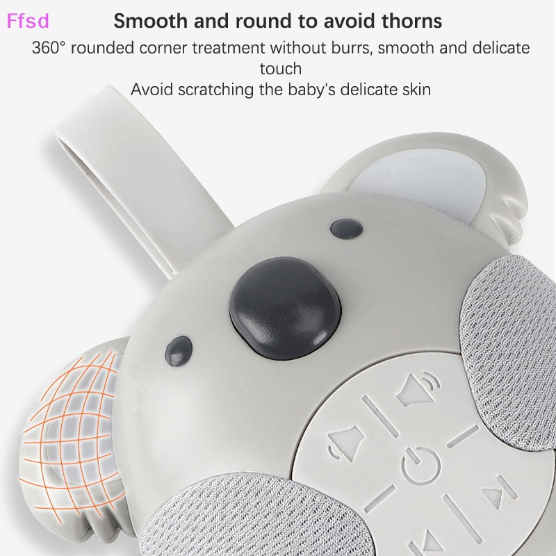 {Ffsd} Máy Phát Tiếng Ồn Trắng Hoạt Hình Koala Player Timed Shutdown Sleep &amp; Thư Giãn Cho Bé Sơ Sinh