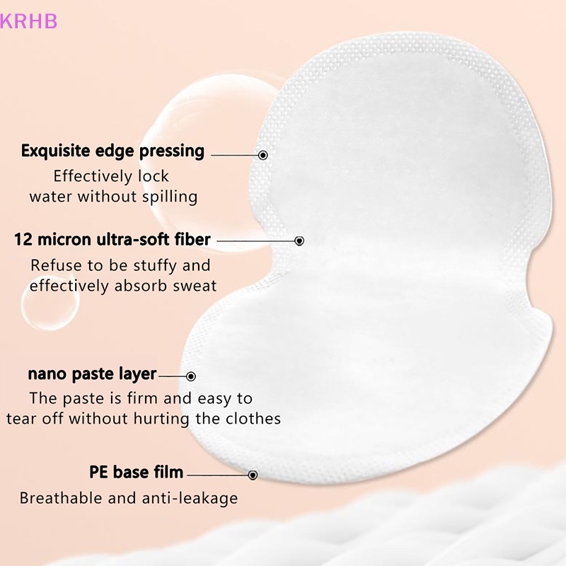 Set 20 Miếng Dán Thấm Mồ Hôi Dưới Cánh Tay Dùng Một Lần Tiện Lợi Mới