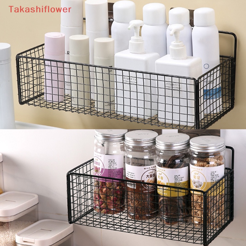 Giá Đỡ Xà Phòng Gắn Tường Màu Đen Tiện Dụng Cho Phòng Tắm / Nhà Bếp