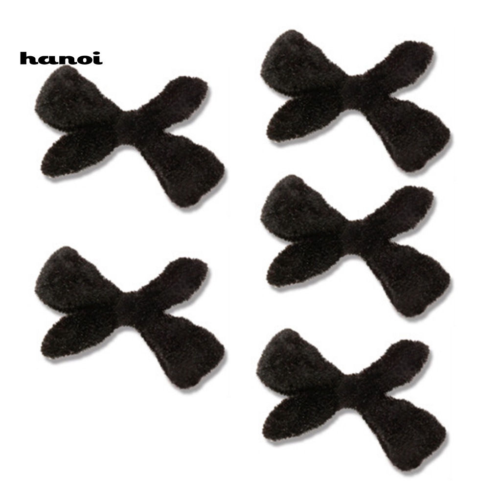 Set 5 Phụ Kiện Trang Trí Móng Tay Nghệ Thuật Không Phai Màu Sắc Thắt Nơ Xinh Xắn Dành Cho Nữ