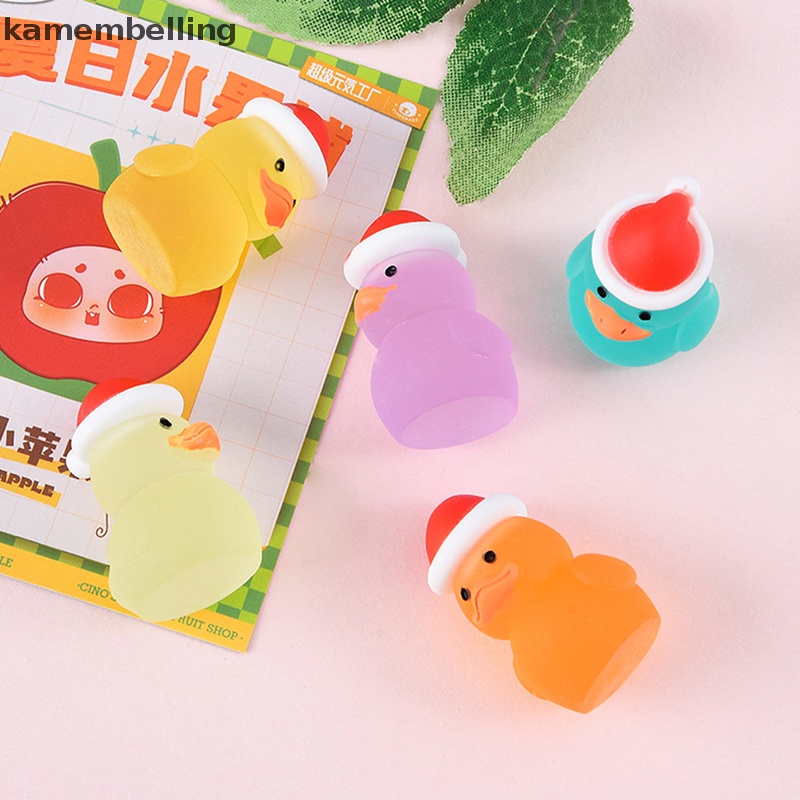 Set 2 Chú Vịt Dạ Quang Dễ Thương Dùng Trang Trí Giáng Sinh