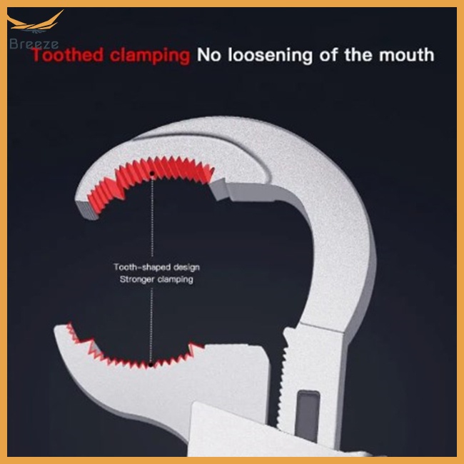 Cờ Lê Hai Đầu Đa Năng Kèm 3 Đầu Mở Rộng Có Thể Điều Chỉnh Dùng Sửa Chữa Nhà Tắm