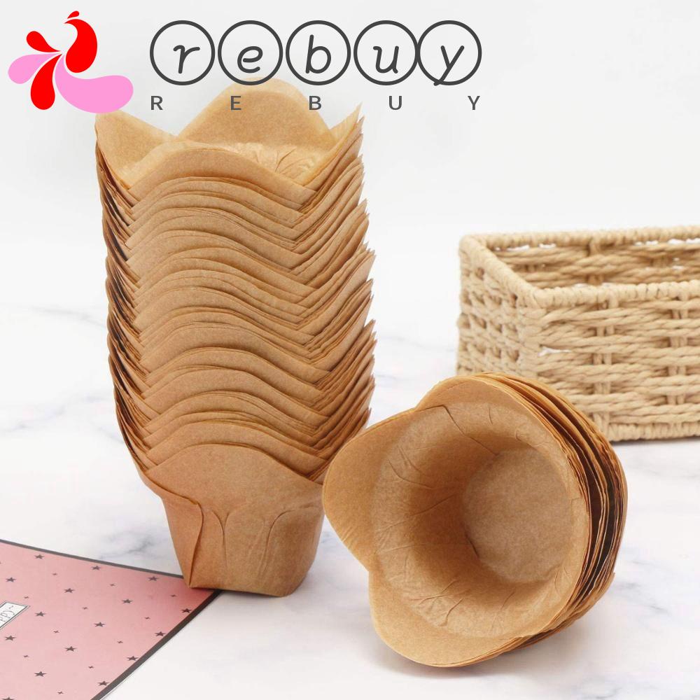 Set 50 cốc giấy đựng bánh cupcake nhiều màu chống dầu