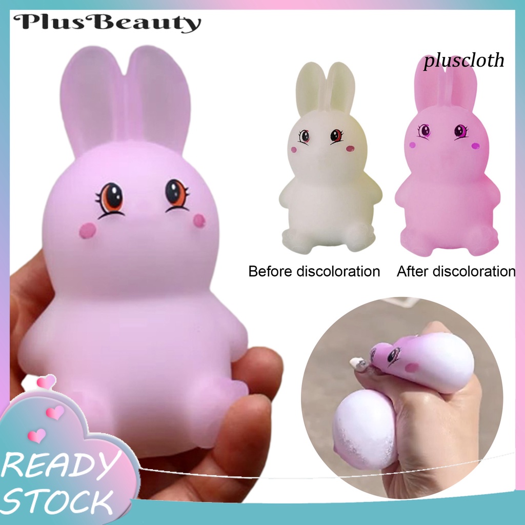 Đồ Chơi Xốp Squishy Giảm Stress Hình Thỏ Dễ Thương Cho Bé