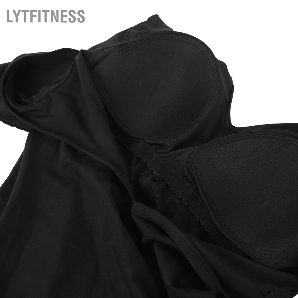 LYTFitness Đồ bơi một mảnh TOSWIM Nữ che bụng Váy gợi cảm Thời trang mùa hè