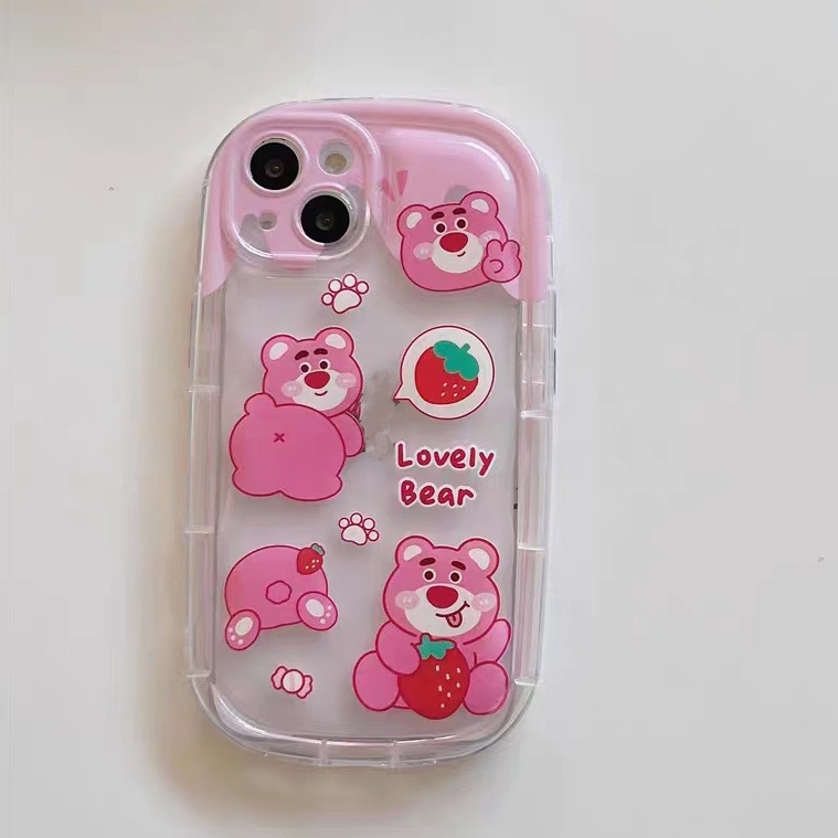 Ốp Điện Thoại TPU Silicon Mềm Trong Suốt Hình Gấu Dễ Thương Cho IPhone 11 13 14 12 Pro 7 8 6 6s Plus XS Max X XR