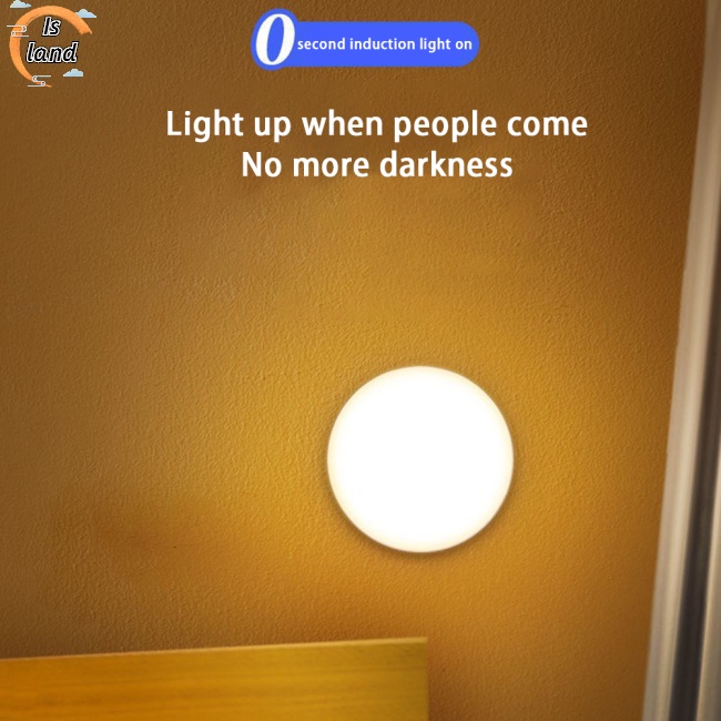 Đèn Ngủ Led Từ Tính Cảm Biến Chuyển Động Thông Minh Có Thể Sạc Lại