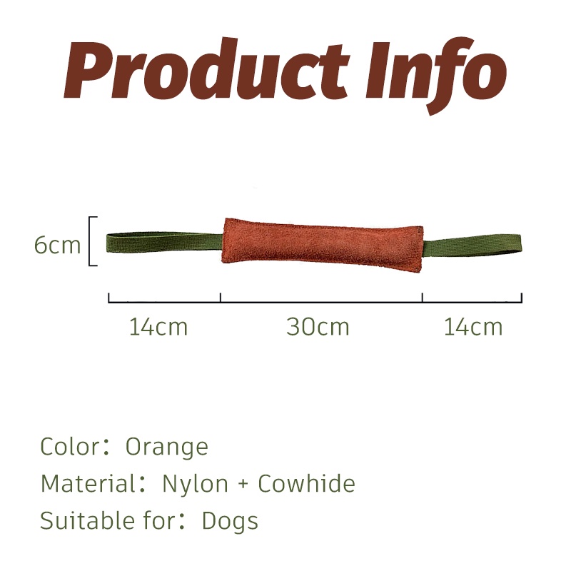 HamshMoc Đồ Chơi Ngậm Cắn Siêu Bền Có Tay Cầm Dành Cho Chó Vừa Và Lớn