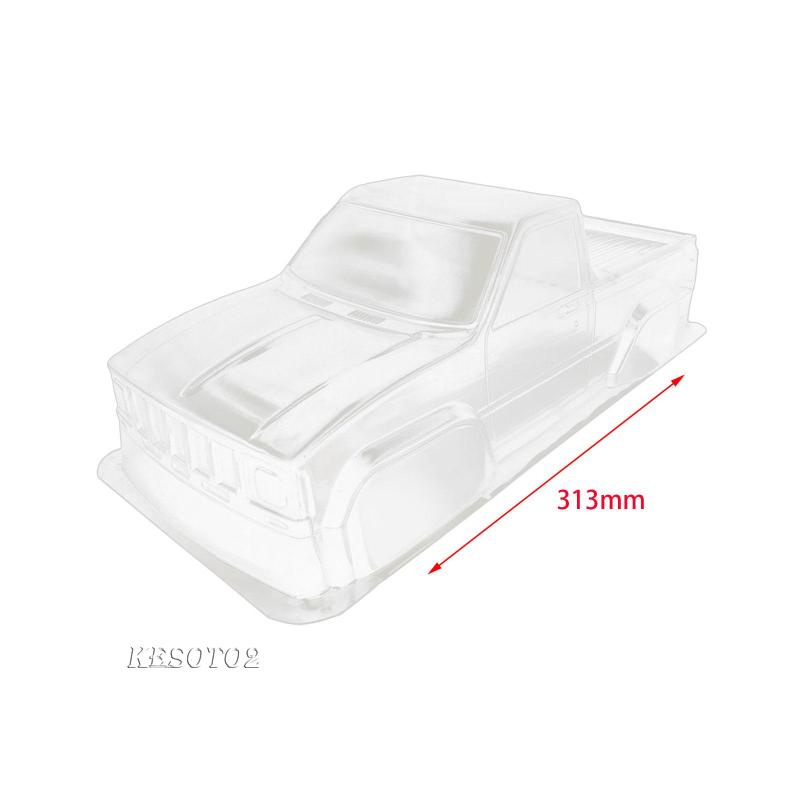 [Kesoto2] Vỏ Xe Trong Suốt Không Sơn 313mm Tỉ Lệ 1: 10 Cho Xe Điều Khiển Từ Xa Hobby Car