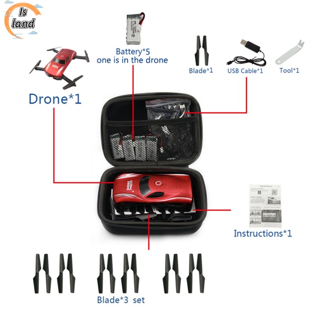 Túi Đựng Drone Điều Khiển Từ Xa E58 / JY018 / JY019 / GW58 / X6 / E010 / E010S / E013 / E50