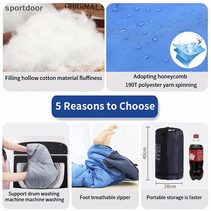 Túi Ngủ / Bao Thư Siêu Nhẹ Chống Thấm Nước Giữ Ấm Tiện Dụng Mang Theo Du Lịch / Dã Ngoại