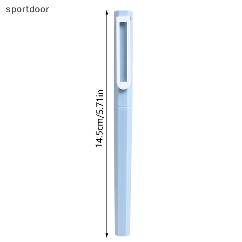 Bút Bi Mực Đen Ngòi 0.5mm Hình Lục Giác Dễ Thương