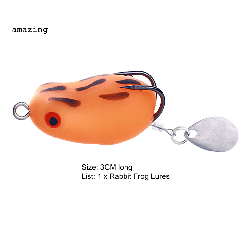 Mồi Câu Cá Mini 3CM / 4G Mềm Mại Màu Sắc Tươi Sáng Có Thể Tái Sử Dụng