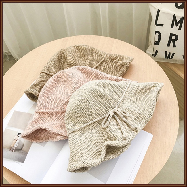 Mũ Tai Bèo Dệt Kim Đính Nơ Phong Cách Vintage Cho Nữ