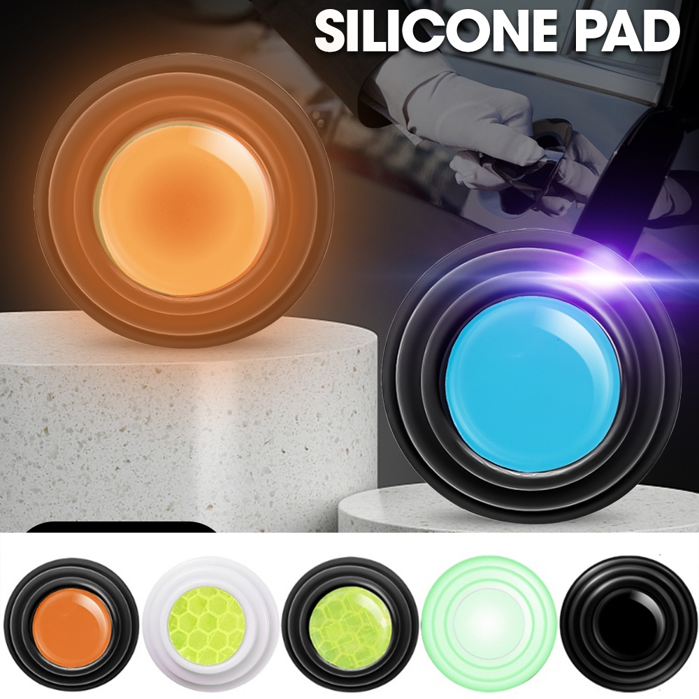 [Đặc trưng] Set 1 / 10 Miếng Đệm Silicone Phản Quang Bảo Vệ Góc Cửa Xe Hơi Chống Va Chạm Chống Tiếng Ồn