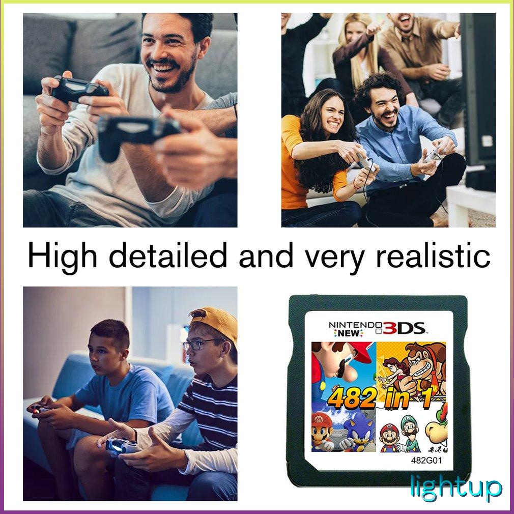 Thẻ Trò Chơi Nds 482 Trong 1 Kết Hợp 3Ds Cassette Ds Cho Nintend
