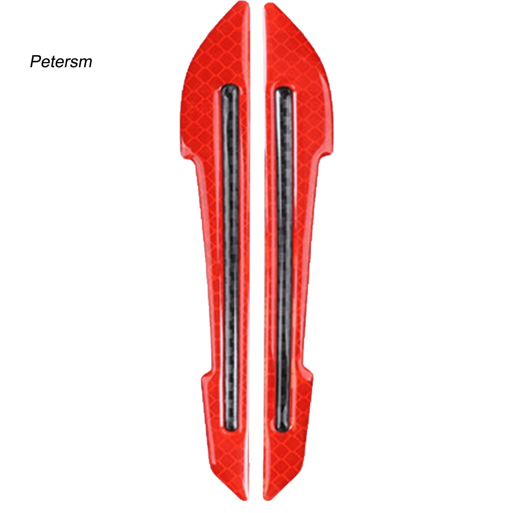 Bộ 2 Miếng Dán Phản Quang Cảnh Báo An Toàn Chống Va Chạm Cho Tay Nắm Cửa Xe Hơi