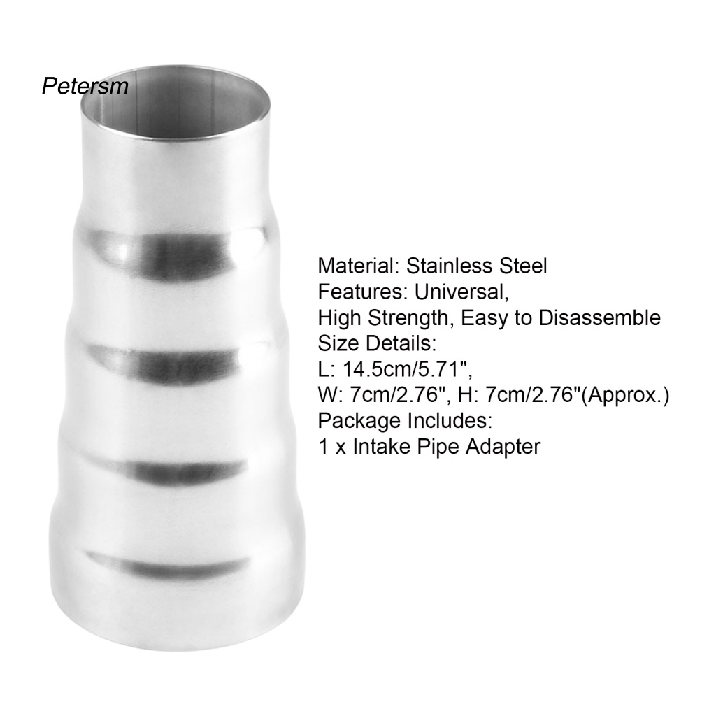 Đầu Nối Ống Xả Xe Hơi 5 Tầng Bằng Thép Không Gỉ Thông Dụng