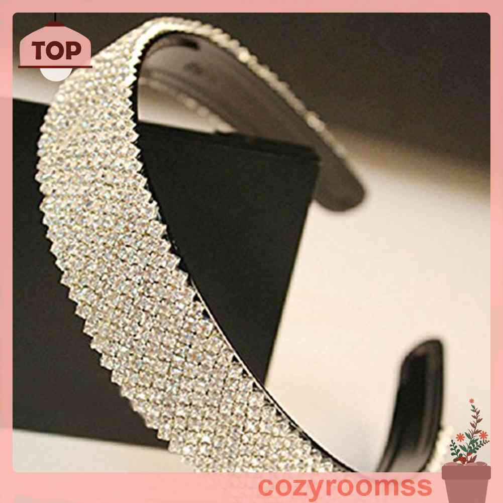 Dây Xích 2 Vòng Màu Bạc x 1 yard SS16 Trong Suốt Đính Đá Thời Trang Cho Nữ SS16