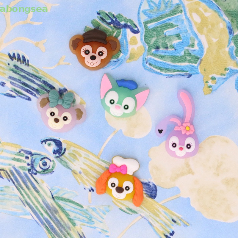 Set 5 Miếng Dán PVC Mềm Phản Quang Họa Tiết Hoạt Hình Dễ Thương Trang Trí Ốp Điện Thoại DIY