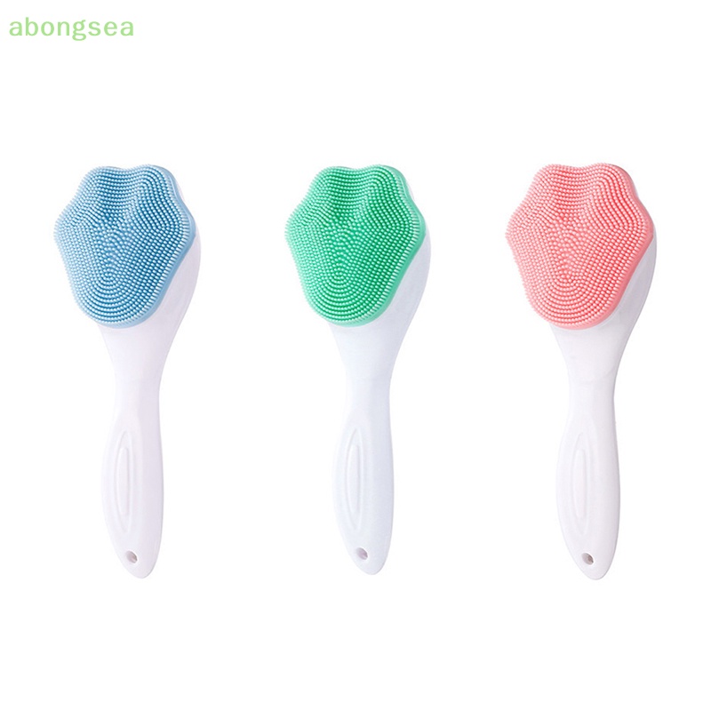 Abongsea Cọ Rửa Mặt Bằng Silicon Hình Móng Vuốt Mèo / Gấu Làm Sạch Lỗ Chân Lông