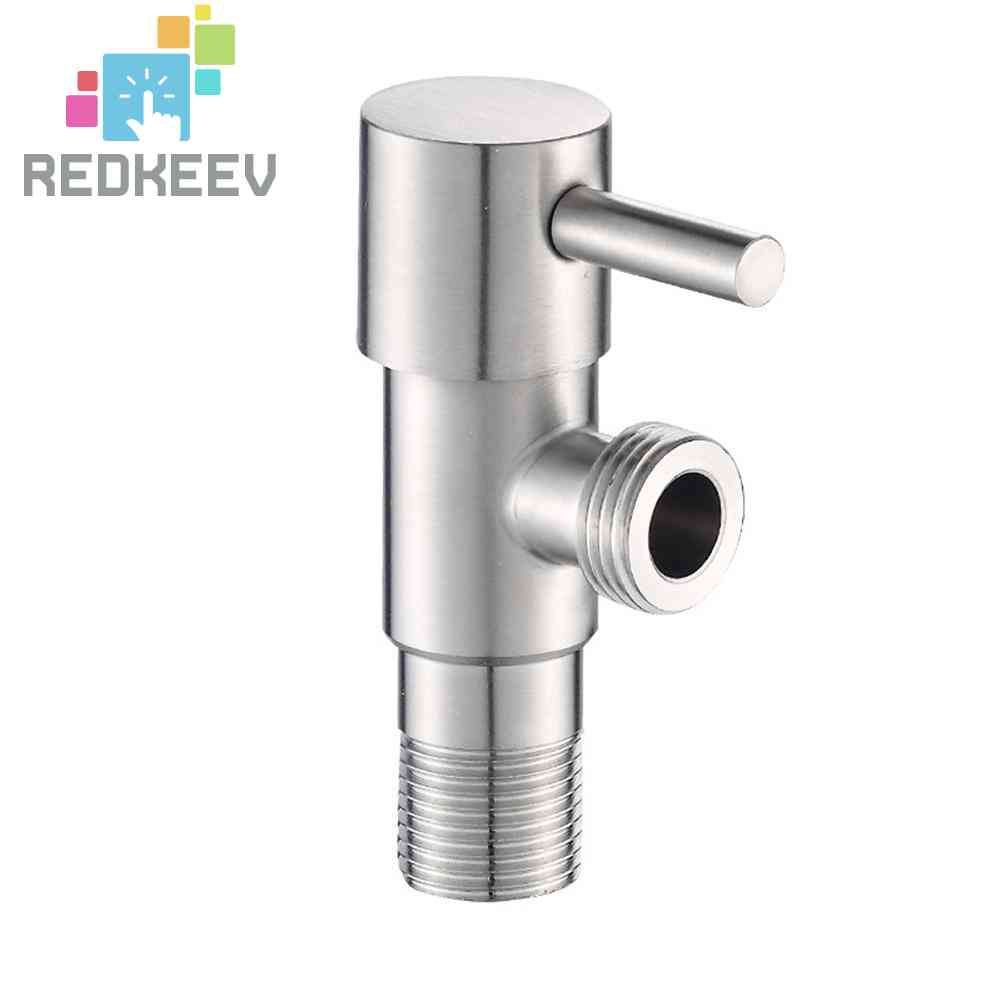 Van Nạp Góc Bằng Thép Không Gỉ 304 1 / 2 inch Cho Nhà Bếp