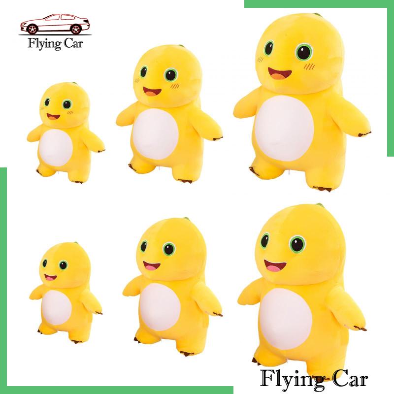 [Lzdjfmy2] Thú Nhồi Bông Hình Động Vật Thật Có Khóa Kéo Mềm Mại Đáng Yêu Cho Phòng Ngủ