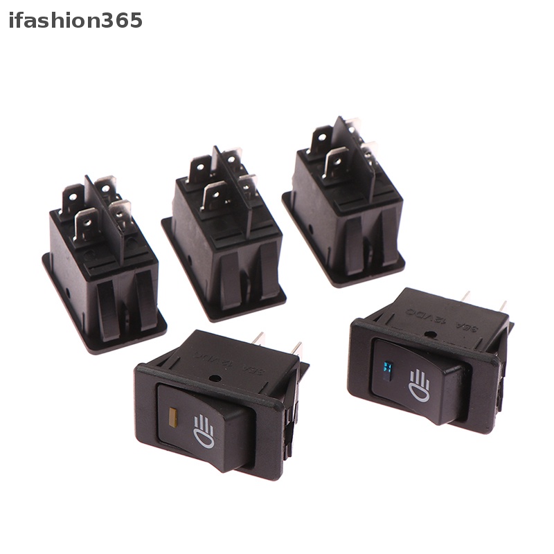 1 Công Tắc Đèn Sương Mù 4 Pin 12V 35A ifashion365 Chuyên Dụng Cho Xe Hơi