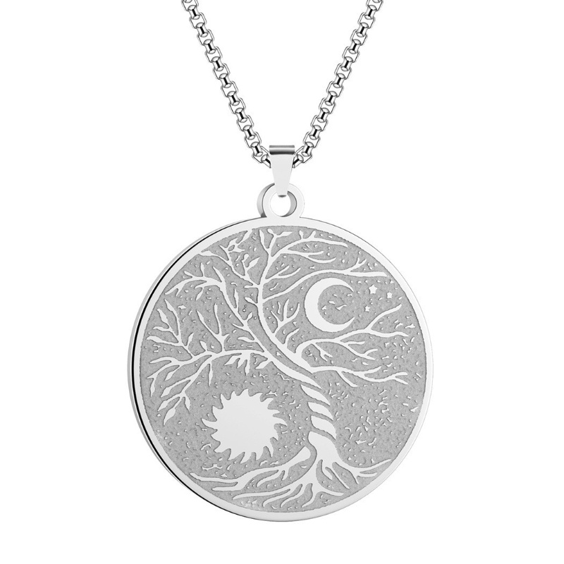 Vòng cổ Bằng Thép Không Gỉ Phong Cách Viking Thời Trang Dành Cho Nam