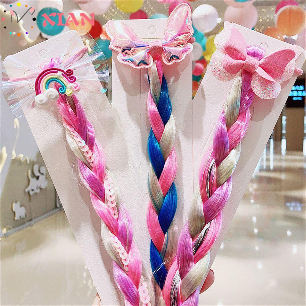 Xiantin Dây Buộc Tóc Giả Thắt Bím Nhiều Màu Thời Trang Dành Cho Nữ