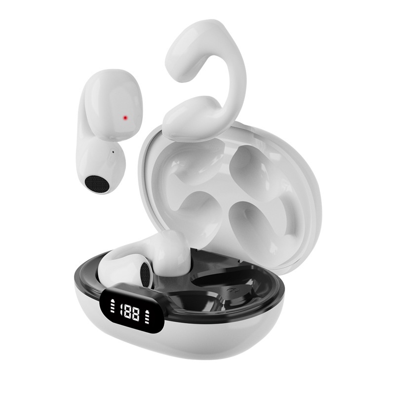 D101 Ear Clip Tai nghe Bluetooth không dây Non-In-Ear Thời lượng pin siêu dài Tai nghe khử tiếng ồn thông minh