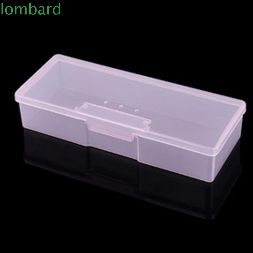 Hộp Nhựa Hình Chữ Nhật Đựng Dụng Cụ Đánh Bóng Móng Tay