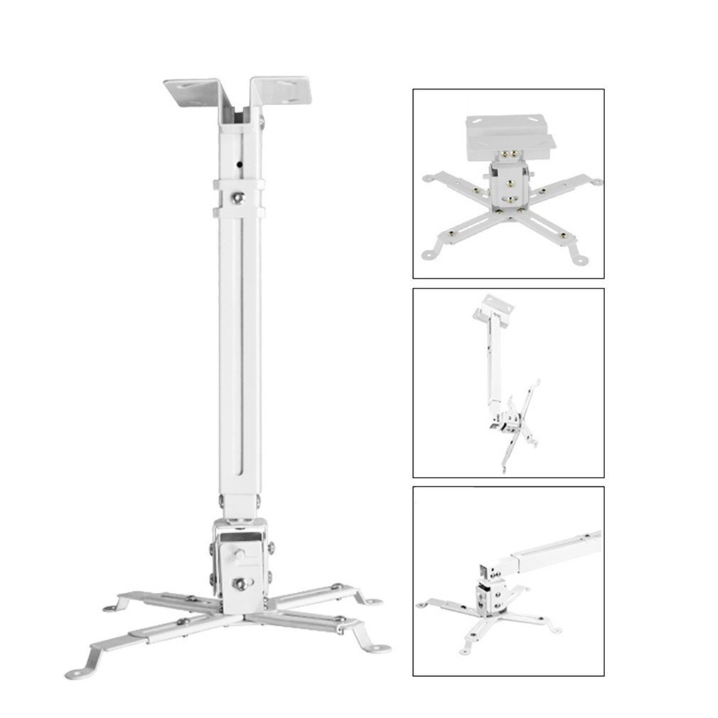 Universal Projector Bracket Retractable Extendable Adjustable Ceiling Mount Wall 5Kg Loading Capacity Hanging [Q/9]