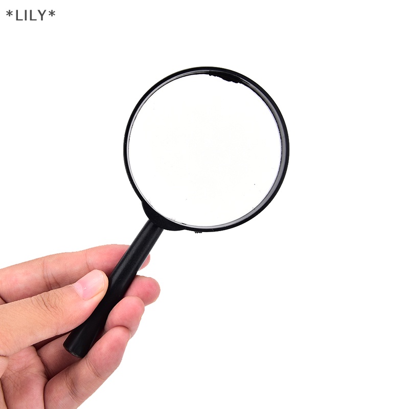 Lily 1 cái kính lúp 60mm cầm tay 5x Kính lúp cầm tay tầm nhìn thấp đọc uuu