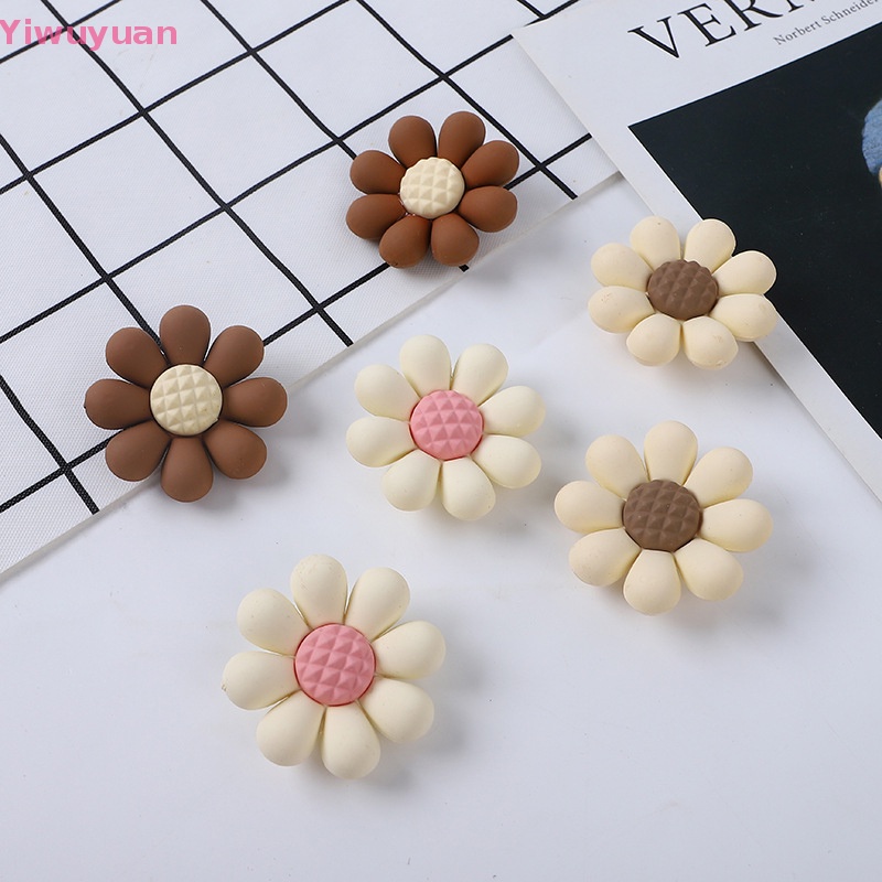 Bộ 10 Kẹp Tóc Hoa Hướng Dương Nhiều Màu Mới