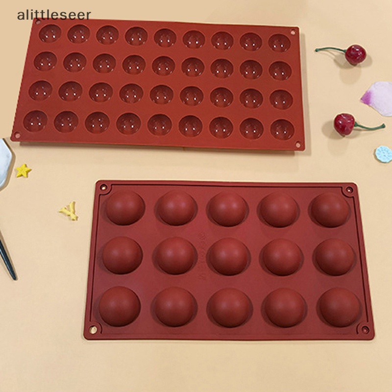 Khuôn Silicone Làm Kẹo Mút / Sô Cô La Hình Quả Bóng Tròn