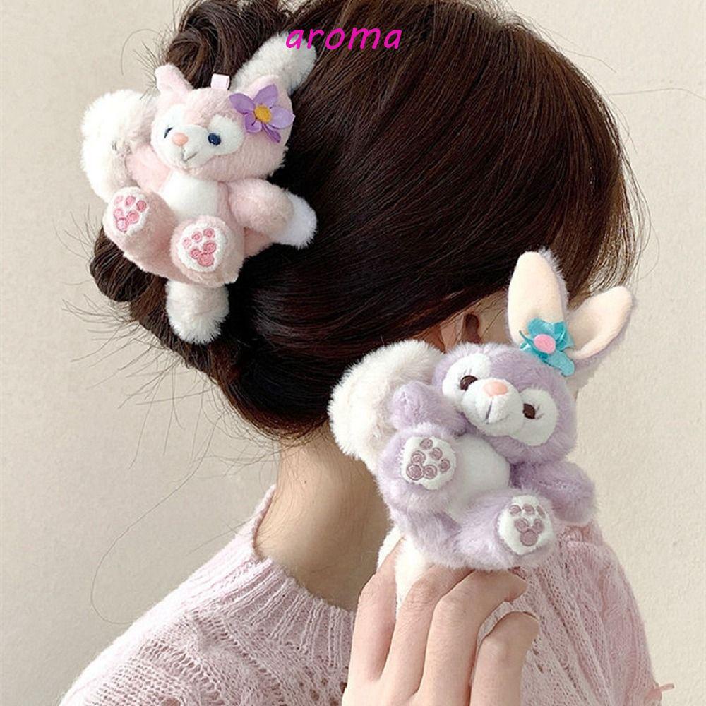 Kẹp Tóc Hình Thỏ StellaLou Bằng Lông Nhung Dễ Thương Xinh Xắn