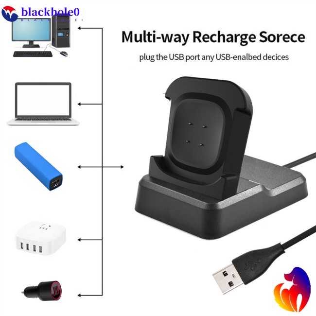 Đế Sạc Tròn Cổng Usb Cho Đồng Hồ Thông Minh Fitbit Versa4 / Versa3