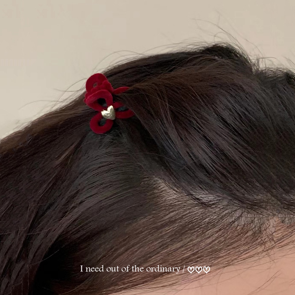 Kẹp Tóc Nơ Nhỏ Phong Cách Vintage Pháp