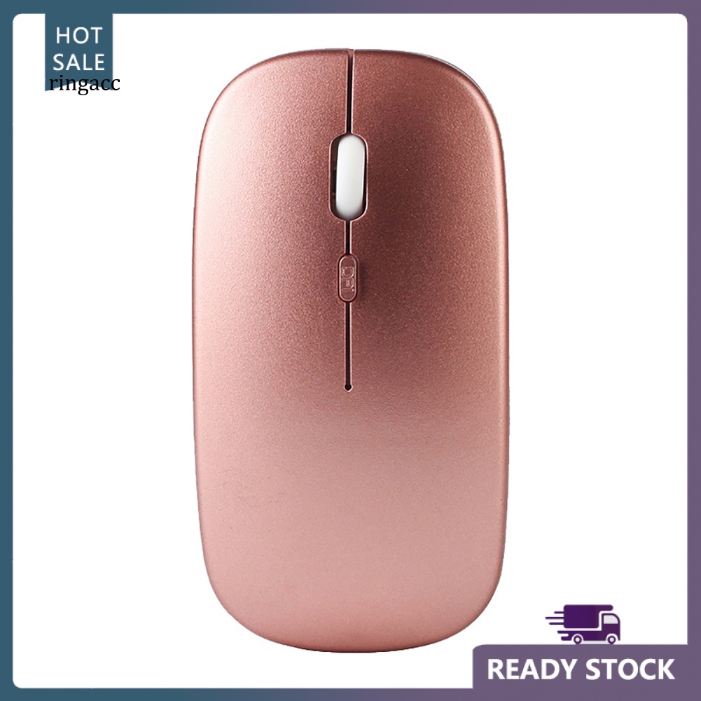 Rga Chuột Không Dây Sạc Siêu Mỏng Cho Notebook Máy Tính PC